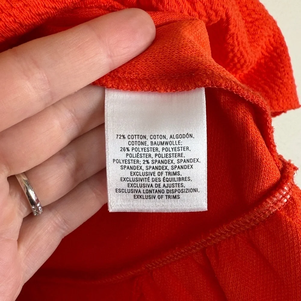 Anthropologie Postmark blouse short sleeve peplum women’s medium EUC